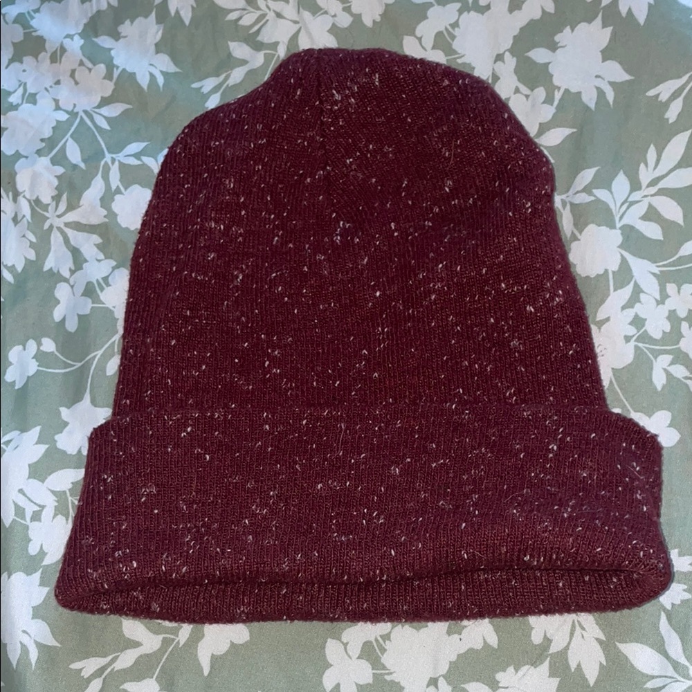 Maroon Knit Beanie